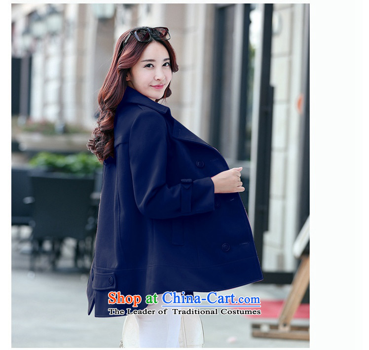 3 Doam autumn and winter new thick MM plus hypertrophy code solid color, double-medium to long term, A gross?? (220 coats jacket catty 】 8641 Blue 4XL Photo, prices, brand platters! The elections are supplied in the national character of distribution, so action, buy now enjoy more preferential! As soon as possible.