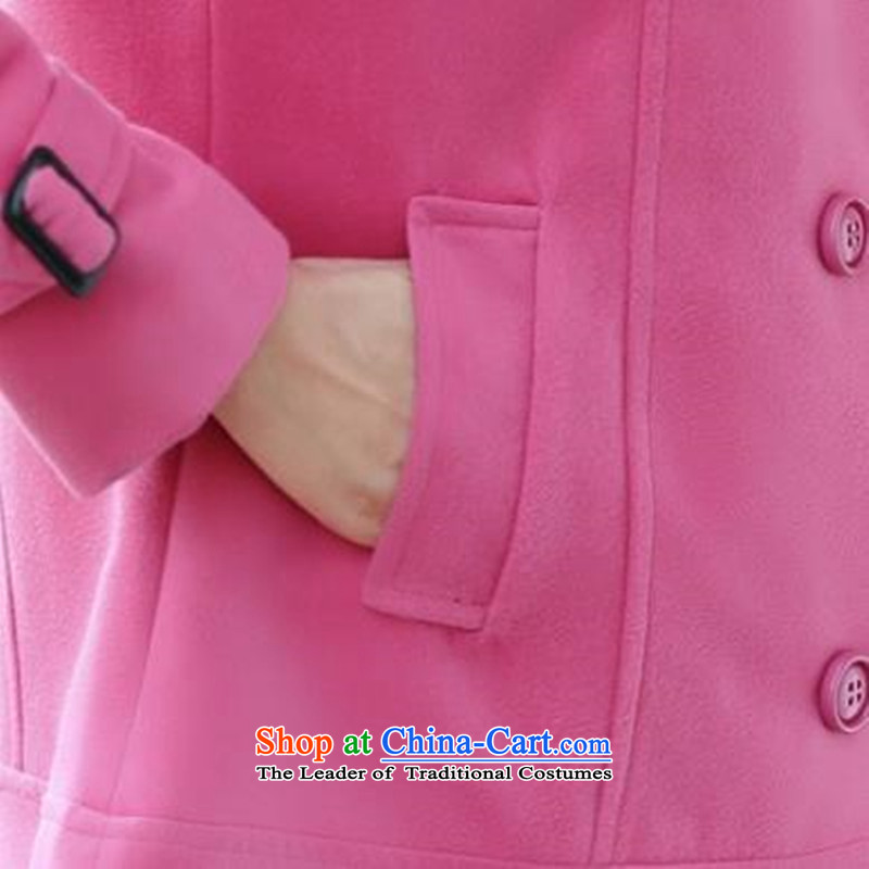 3 Doam autumn and winter new thick MM plus hypertrophy code solid color, double-medium to long term, A gross?? (220 coats jacket- 8641 Blue 4XL, catty three doam shopping on the Internet has been pressed.