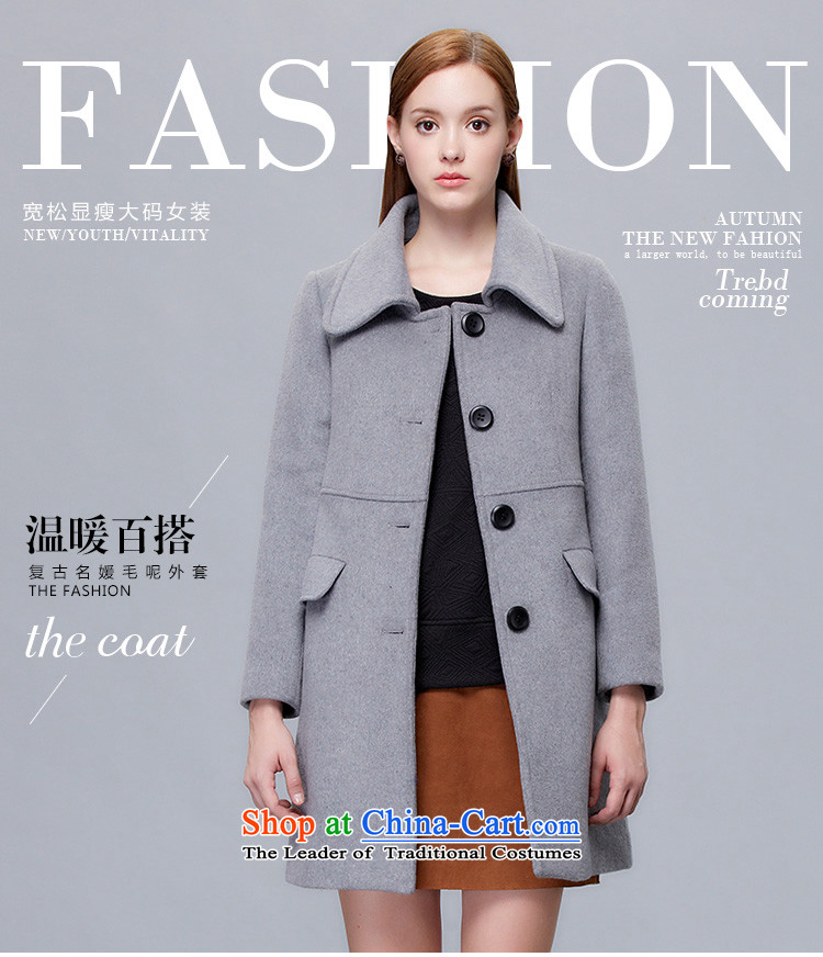As provided for larger gross girls jacket? long thick thick winter thick sister mm wool coat loose video thin? 3191 gray 5XL picture, prices, brand platters! The elections are supplied in the national character of distribution, so action, buy now enjoy more preferential! As soon as possible.