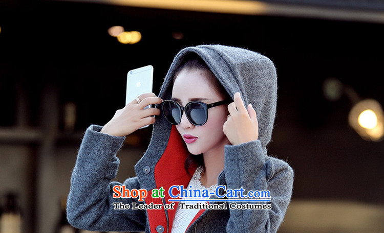 Sin has wool coat girl in long?)? a coat of gross new boxed Korean autumn Fall/Winter Collections of lime green  M picture, prices, brand platters! The elections are supplied in the national character of distribution, so action, buy now enjoy more preferential! As soon as possible.
