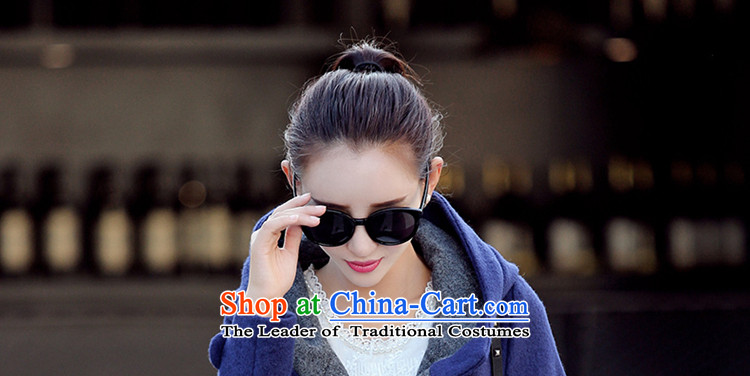Sin has wool coat girl in long?)? a coat of gross new boxed Korean autumn Fall/Winter Collections of lime green  M picture, prices, brand platters! The elections are supplied in the national character of distribution, so action, buy now enjoy more preferential! As soon as possible.