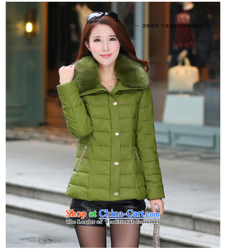 Yeon-ju Chiu replacing to increase women's code 200 catties thick sister thick cotton clothing large mm coat cotton coat thick girls' Graphics thin green 5XL picture, prices, brand platters! The elections are supplied in the national character of distribution, so action, buy now enjoy more preferential! As soon as possible.