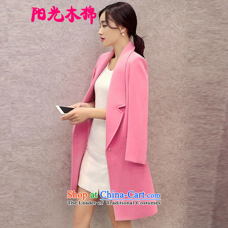Sun Kapok 2015 gross new big girl jacket? Fall/Winter Collections in the euro version long new a wool coat suit for gross is Korean female Red Jacket coat , L, sunshine kapok , , , shopping on the Internet