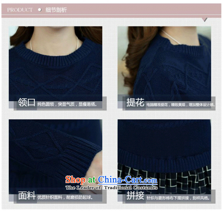 Xiang Jiang 2015 large women fall thick mm sweater with skirt thick sister. long thin coat 200 catties graphics leave two pieces of knitted shirt 9168 Large Yellow 3XL picture, prices, brand platters! The elections are supplied in the national character of distribution, so action, buy now enjoy more preferential! As soon as possible.