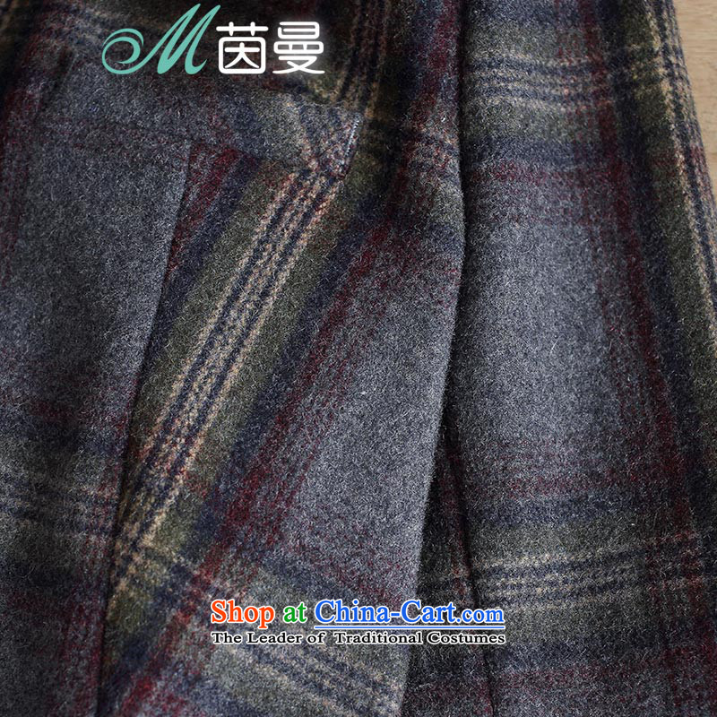 Athena Chu Cayman 2015 winter clothing new arts tartan jacket short jacket, female (8543220440 as soon as possible from the soot , M, Athena Cayman (INMAN, DIRECTOR) , , , shopping on the Internet