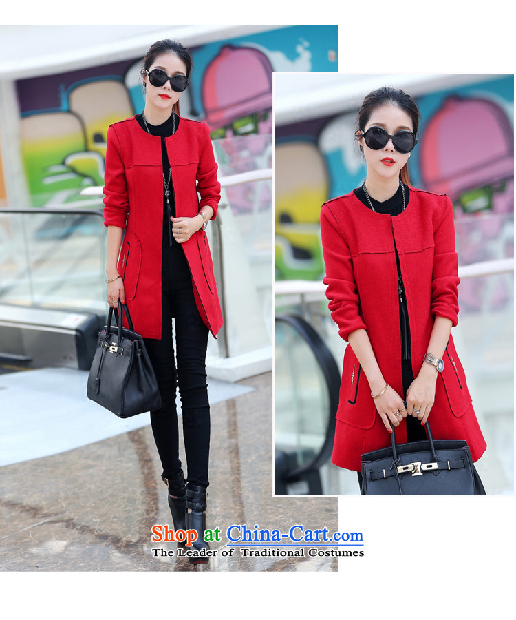 Zui fen 2015 autumn and winter new Korean long-sleeved jacket in Sau San female long neck hair? female 8877 red cloak L picture, prices, brand platters! The elections are supplied in the national character of distribution, so action, buy now enjoy more preferential! As soon as possible.