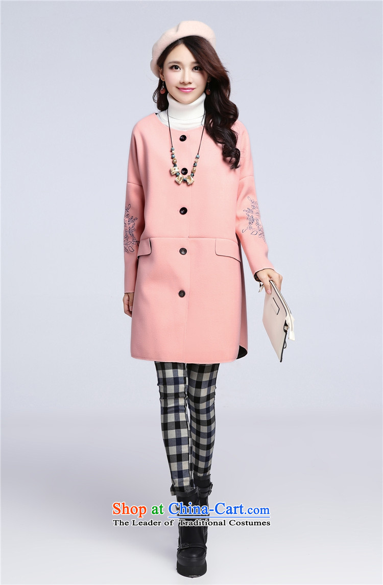 Omi only female autumn and winter female gross female jacket coat? 2015 winter new Korean Version)? coats relaxd long cashmere winter jackets with new products pink L picture, prices, brand platters! The elections are supplied in the national character of distribution, so action, buy now enjoy more preferential! As soon as possible.