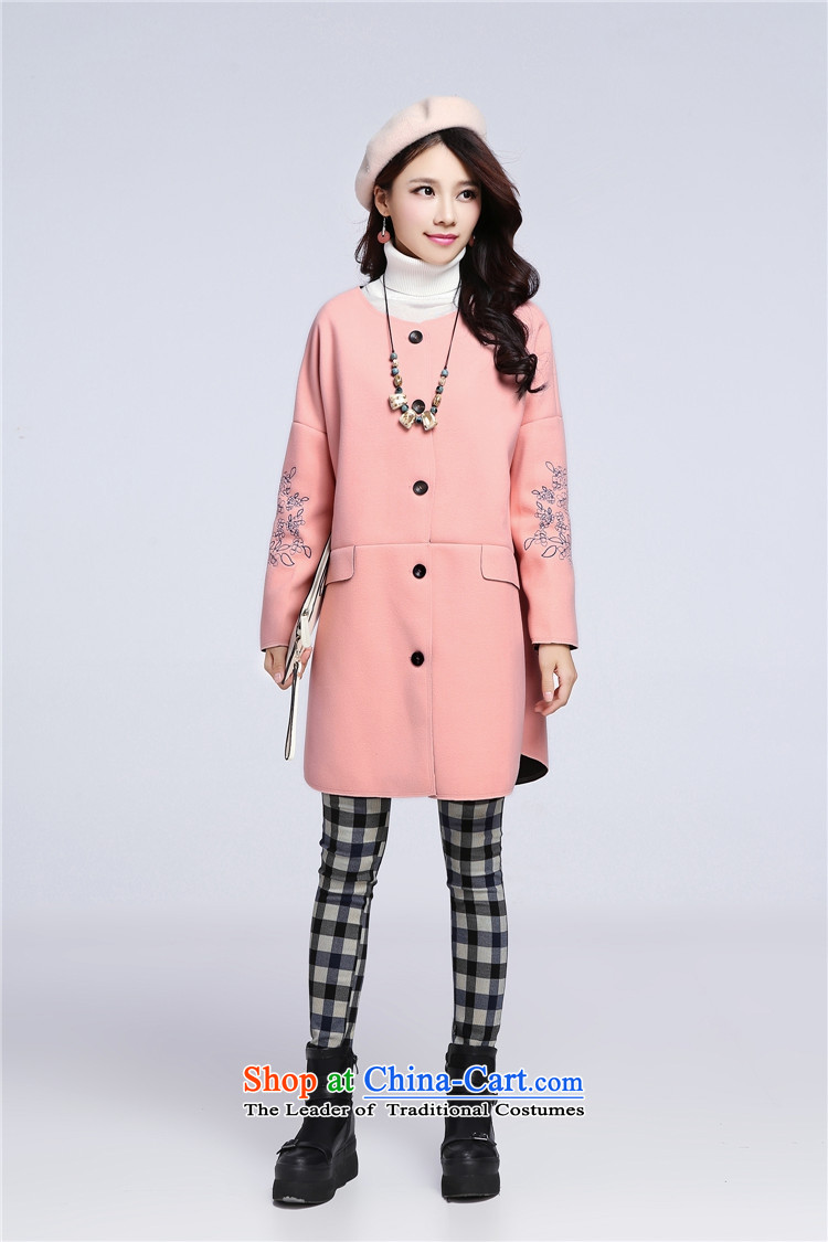 Omi only female autumn and winter female gross female jacket coat? 2015 winter new Korean Version)? coats relaxd long cashmere winter jackets with new products pink L picture, prices, brand platters! The elections are supplied in the national character of distribution, so action, buy now enjoy more preferential! As soon as possible.