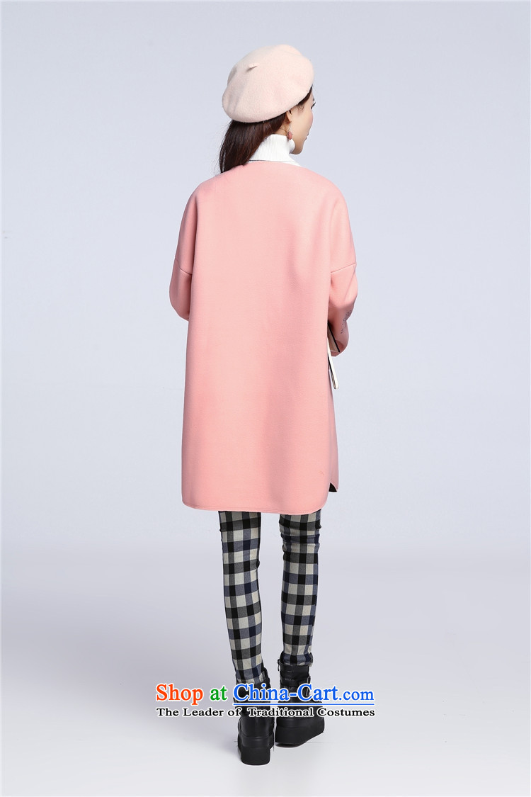Omi only female autumn and winter female gross female jacket coat? 2015 winter new Korean Version)? coats relaxd long cashmere winter jackets with new products pink L picture, prices, brand platters! The elections are supplied in the national character of distribution, so action, buy now enjoy more preferential! As soon as possible.