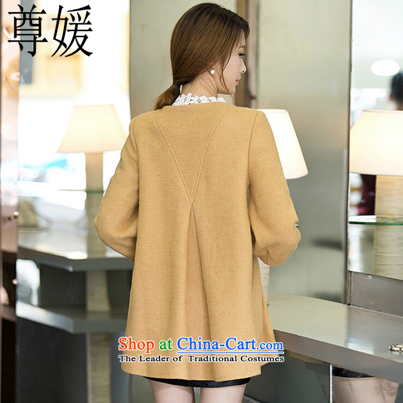 The new 2015 yuan extreme Korean Sau San cloak? jacket in gross long graphics thin hair a wool coat on leave and color XL, extreme yuan , , , shopping on the Internet