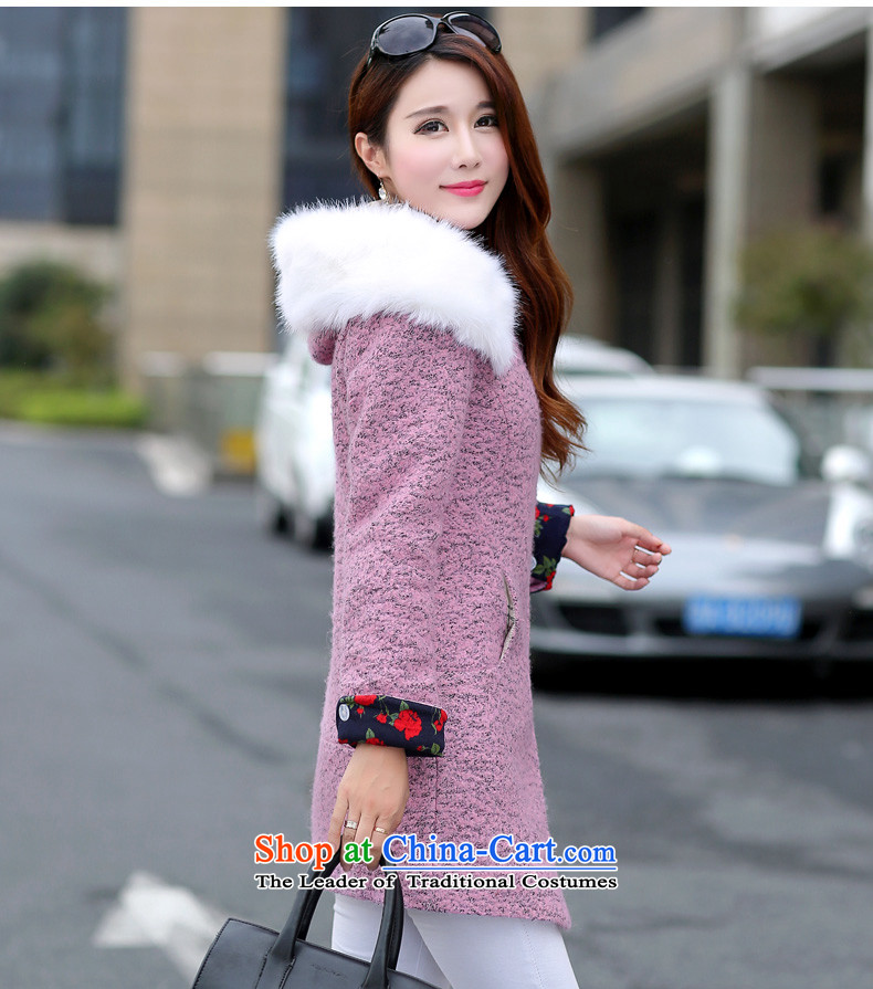  The Korean version of this gross aimoonsa coats women 2015 autumn and winter in new long zipper gross? cap on the Nagymaros for coat a wool coat gray XXL picture, prices, brand platters! The elections are supplied in the national character of distribution, so action, buy now enjoy more preferential! As soon as possible.