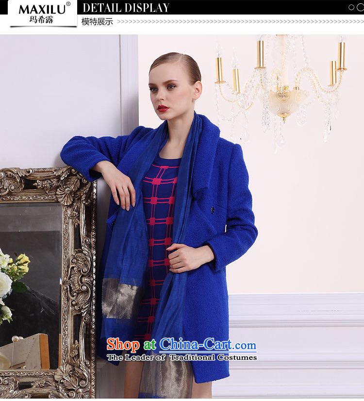(Hayek terrace stylish and classy blue long-sleeved woolen coat- Provide Hayek terrace stylish and classy blue long-sleeved woolen coat is supplied in the national price character minimum and includes MAXILU stylish and classy blue long-sleeved woolen coat web and purchase guide Hayek terrace stylish and classy blue long-sleeved woolen coat pictures, stylish and classy blue long-sleeved woolen coat parameters, stylish and classy blue long-sleeved woolen coat comments, stylish and classy blue long-sleeved woolen coat of ideas and royal blue long-sleeved stylish and classy woolen coat skills information, online shopping Hayek terrace stylish and classy blue long-sleeved woolen coat, assured and easy