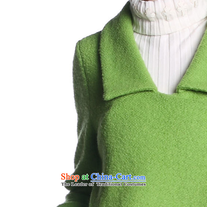Maxilu green stylish and classy long-sleeved woolen coat, Hayek terrace green stylish and classy long-sleeved woolen coat, Hayek terrace green stylish and classy long-sleeved woolen coat quote ,MAXILU green stylish and classy long-sleeved woolen coat Quot