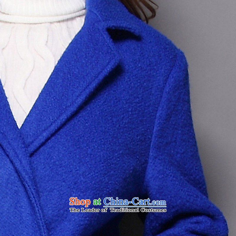 Stylish blue MAXILU commuter long-sleeved woolen coat, Hayek terrace blue stylish commuter long-sleeved woolen coat, Hayek terrace blue stylish commuter long-sleeved woolen coat quote ,MAXILU blue stylish commuter long-sleeved woolen coat Quote