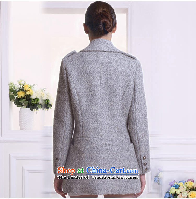 (Hayek terrace female gray elegant double-long-sleeved coat- Provide Hayek terrace female gray elegant double-long-sleeved coats are supplied in the national character of the lowest price, and includes an elegant gray female MAXILU double-long-sleeved coats, and Purchase Guide Web Hayek terrace female gray elegant double-long-sleeved coats pictures, female gray elegant double-long-sleeved coats, female gray elegant parameters, double-long-sleeved coats, female gray elegant comments, double-long-sleeved coats of ideas and female gray elegant double-long-sleeved coats skills information, online shopping Hayek terrace female gray elegant double-long-sleeved coats, assured and easy