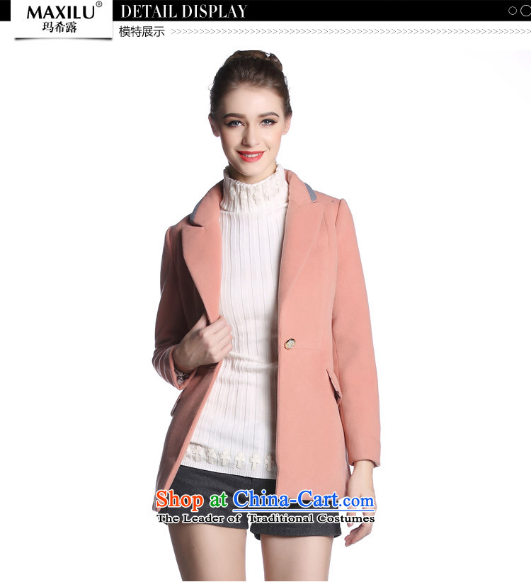 (Hayek terrace female pink stylish temperament commuter long-sleeved coat- Provide Hayek terrace female pink stylish temperament commuter long-sleeved coats are supplied in the national character of the lowest price, and includes women pink modern MAXILU temperament commuter long-sleeved coats, and Purchase Guide Web Hayek terrace female pink stylish temperament commuter long-sleeved coats pictures, female pink stylish temperament commuter long-sleeved coats, female parameter pink stylish temperament commuter long-sleeved coats, female comments pink stylish temperament commuter long-sleeved coats of ideas and female pink stylish temperament commuter long-sleeved coats skills information, online shopping Hayek terrace female pink stylish temperament commuter long-sleeved coats, assured and easy