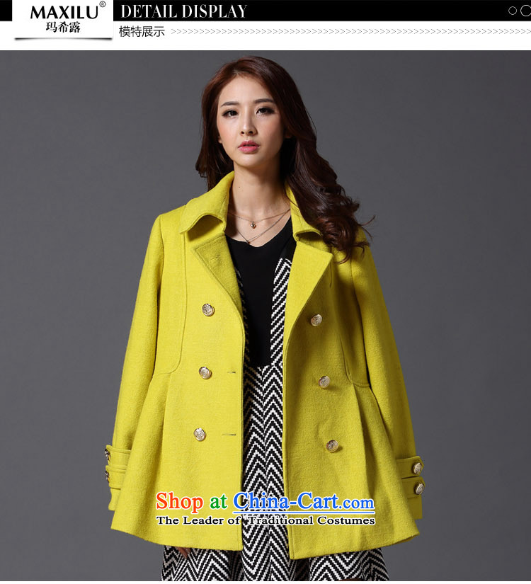 (Hayek terrace female yellow elegant double-long-sleeved coat- Provide Hayek terrace female yellow elegant double-long-sleeved coats are supplied in the national character of the lowest price, and includes an elegant yellow female MAXILU double-long-sleeved coats, and Purchase Guide Web Hayek terrace female yellow elegant double-long-sleeved coats pictures, female yellow elegant double-long-sleeved coats, female yellow elegant parameters, double-long-sleeved coats, female yellow elegant comments, double-long-sleeved coats of ideas and female yellow elegant double-long-sleeved coats skills information, online shopping Hayek terrace female yellow elegant double-long-sleeved coats, assured and easy