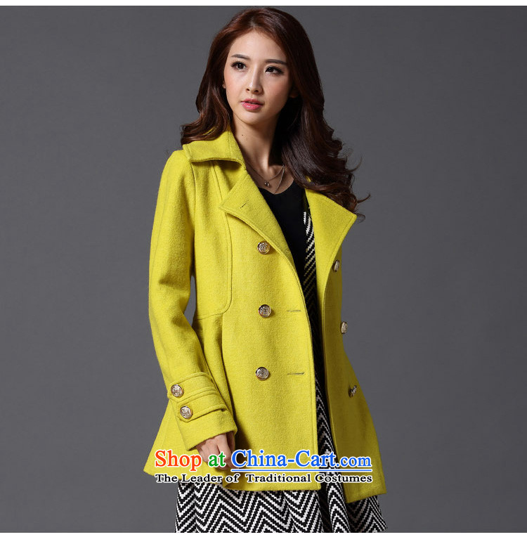 (Hayek terrace female yellow elegant double-long-sleeved coat- Provide Hayek terrace female yellow elegant double-long-sleeved coats are supplied in the national character of the lowest price, and includes an elegant yellow female MAXILU double-long-sleeved coats, and Purchase Guide Web Hayek terrace female yellow elegant double-long-sleeved coats pictures, female yellow elegant double-long-sleeved coats, female yellow elegant parameters, double-long-sleeved coats, female yellow elegant comments, double-long-sleeved coats of ideas and female yellow elegant double-long-sleeved coats skills information, online shopping Hayek terrace female yellow elegant double-long-sleeved coats, assured and easy