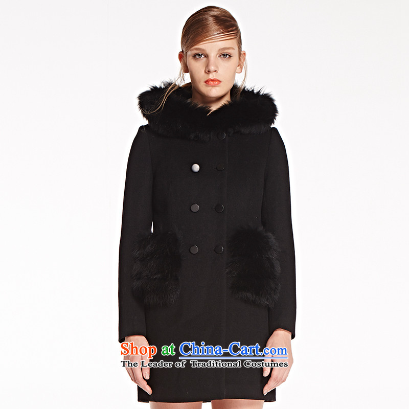 The concept of child-care _paipuer_ gross for winter coats hoodieDD61557J1 black S
