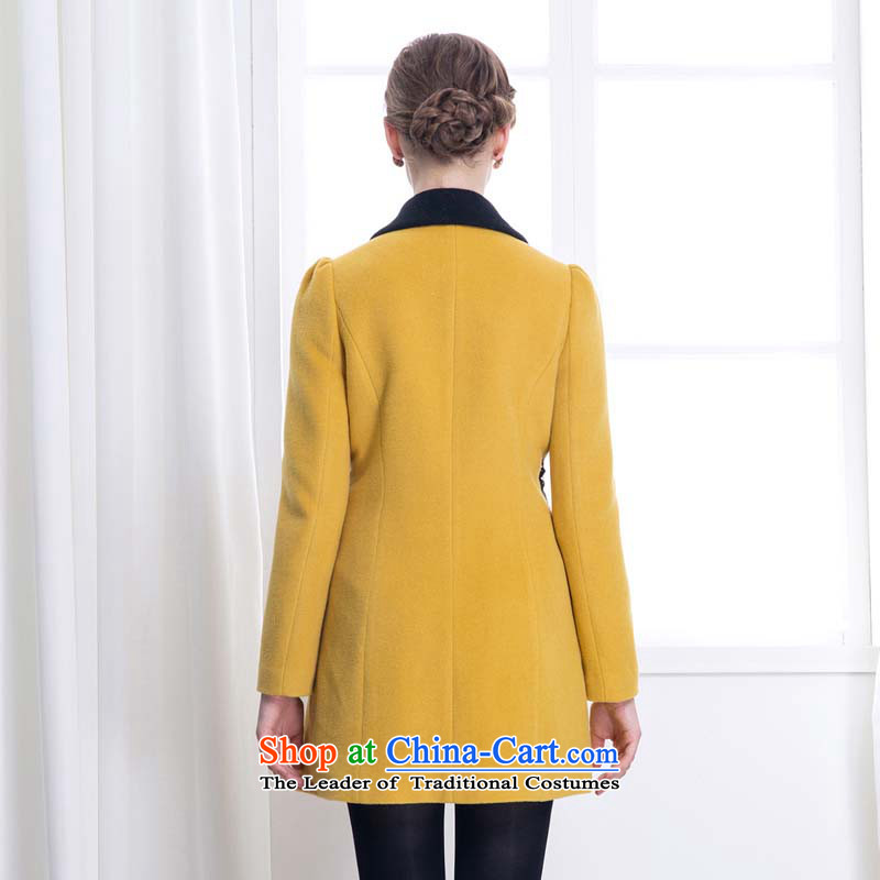 Chiu SHUI hook to spend in the color plane long woolen coat jacket shirt, chaplain who spend in color plane Hook long woolen coat jacket shirt, chaplain who spend in color plane Hook long woolen coat jacket coat hook spent ,CHIU quote SHUI Color Plane Col