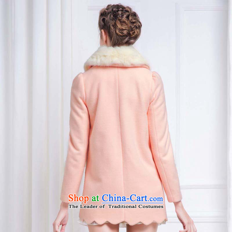 Chiu SHUI elegant ladies version A transition can be shirked angora wool terylene referred for coats jacket that have long been waiting anxiously elegant ladies version A transition can be shirked angora wool terylene referred for coats jacket that have l