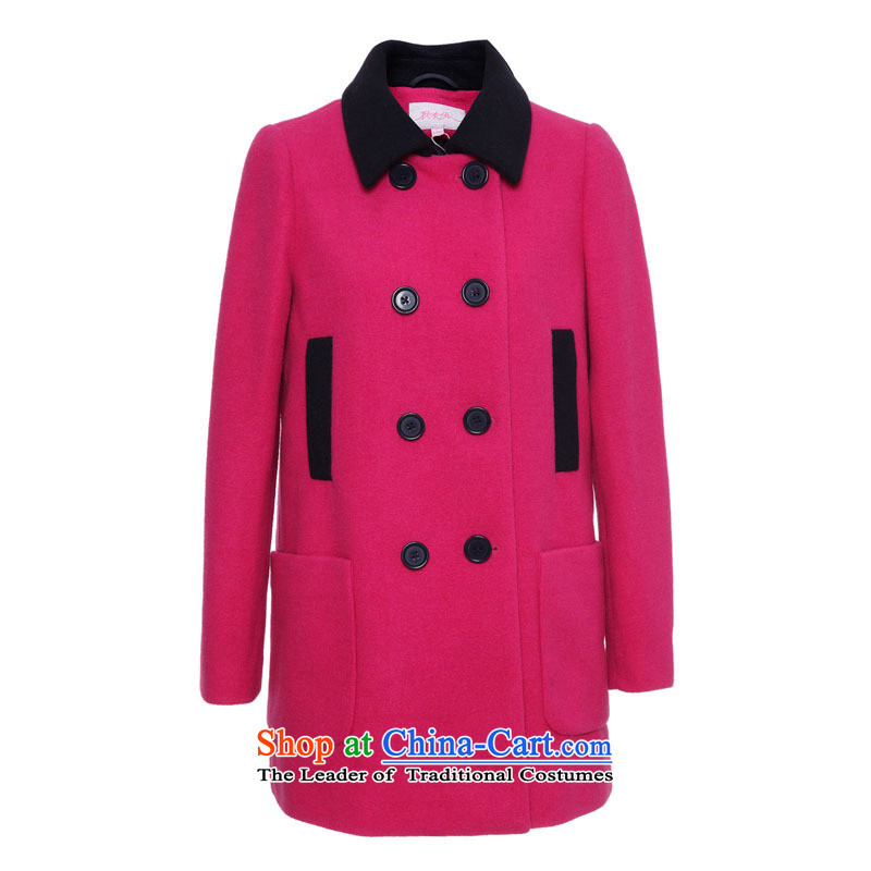 Chiu SHUI new female urban OL knocked color roll collar double row is long coats jacket that have new chaplain female urban OL knocked color roll collar double row is long coats jacket that have new chaplain female urban OL knocked color roll collar doubl