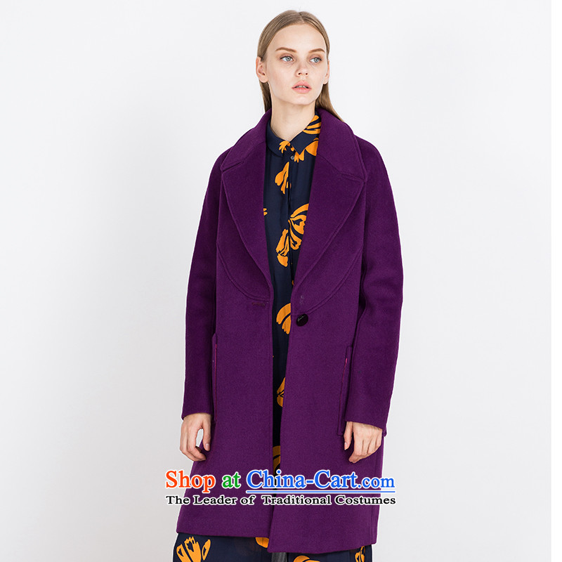 To send large posted bags _EUROPRIMO_ energy gross EUEQD528 coat? Deep purple S