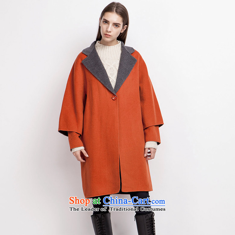To send a two-tier cuff _EUROPRIMO_ energy-color coats EUEQD518 double-side orange M