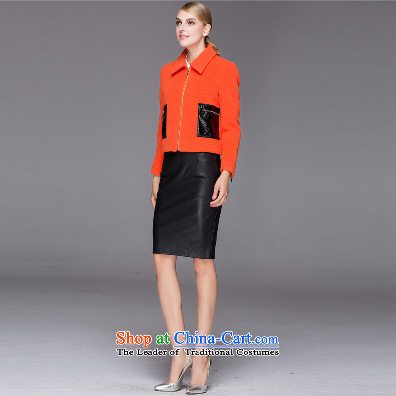Short period of orange MAXILU, coats, Hayek terrace orange and the relatively short time of coats, Hayek terrace and the relatively short time of orange coat quote ,MAXILU orange stylish short, coats Quote