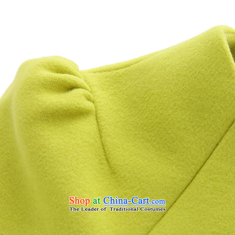 Chiu SHUI solid color round-neck collar straight-coats, get the auricle of solid color round-neck collar straight-coats, get the auricle of solid color round-neck collar with a straight position-coats ,CHIU quote SHUI solid color round-neck collar with a