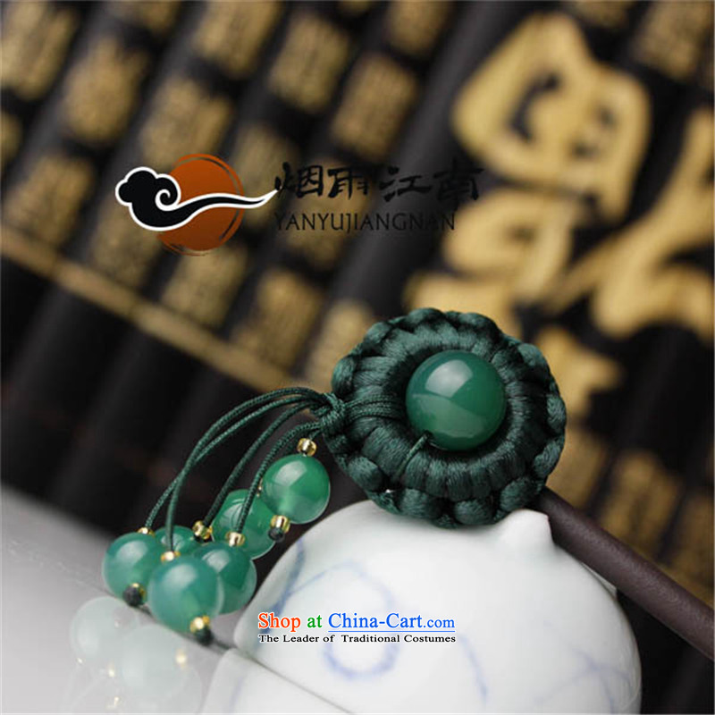 The smoke from the game by Ornate Kanzashi edging Gangnam agate hair accessories ancient style of classic wooden manually disc, rain Gangnam , , , shopping on the Internet