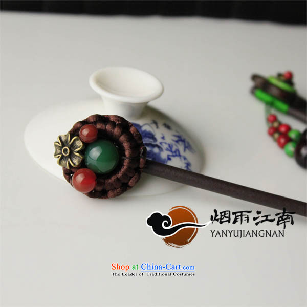 Gangnam-gu rainy wood from the game by Ornate Kanzashi ancient style reminiscent of the flow of disc Su Rock, Classical rain manually Gangnam , , , shopping on the Internet