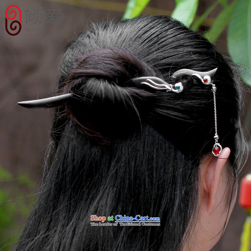 The Dumping love 925 silver ebony Feng Fei by Ornate Kanzashi China wind retro hair accessories disc from the game by Ornate Kanzashi sub-girlfriend birthday gift Feng Fei by Ornate Kanzashi dumping Love , , , shopping on the Internet