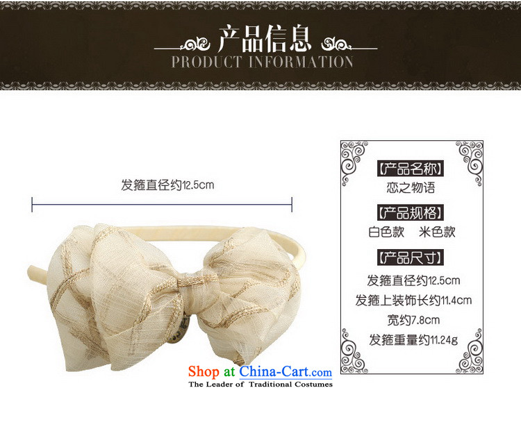 Special Western Hairbands Bow Tie clip hair accessories accessories with the 2015 Chinese birthday gift beige picture, prices, brand platters! The elections are supplied in the national character of distribution, so action, buy now enjoy more preferential! As soon as possible.
