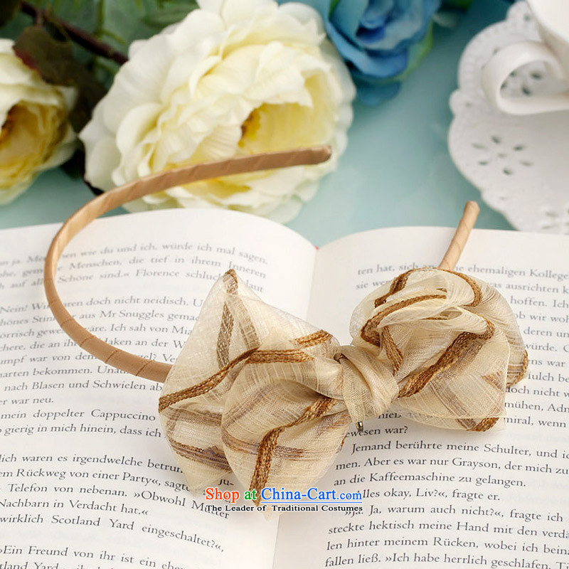 Special Western Hairbands Bow Tie clip hair accessories accessories with the 2015 Chinese birthday gift beige ,special,,, shopping on the Internet