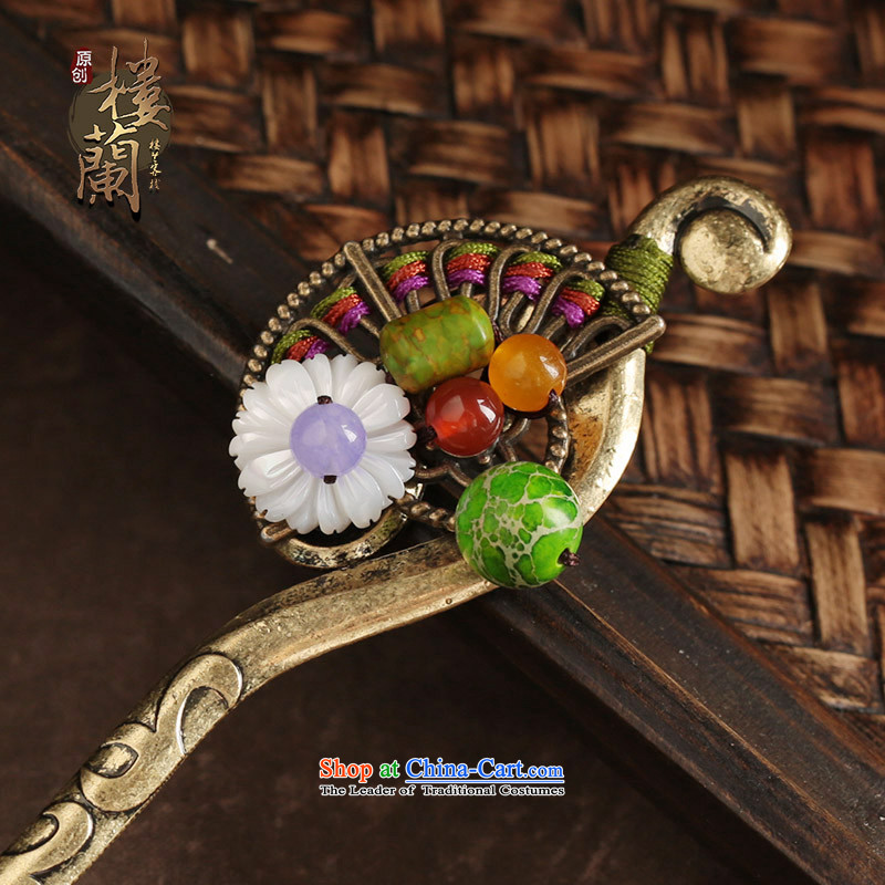 The Kanzashi ethnic women ancient classical style disc from the game by Ornate Kanzashi sub-head ornaments, jewelry flowers shell possession of the United States , , , shopping on the Internet