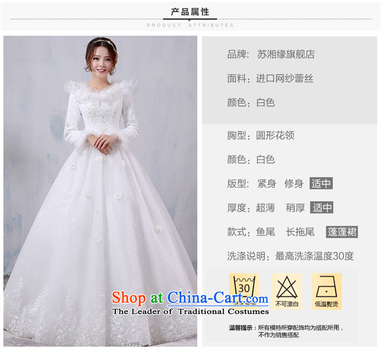 Winter wedding dresses 2015 new Korean brides long-sleeved to align the winter thick winter wedding video pregnant women thin yarn XL Photo, prices, brand platters! The elections are supplied in the national character of distribution, so action, buy now enjoy more preferential! As soon as possible.