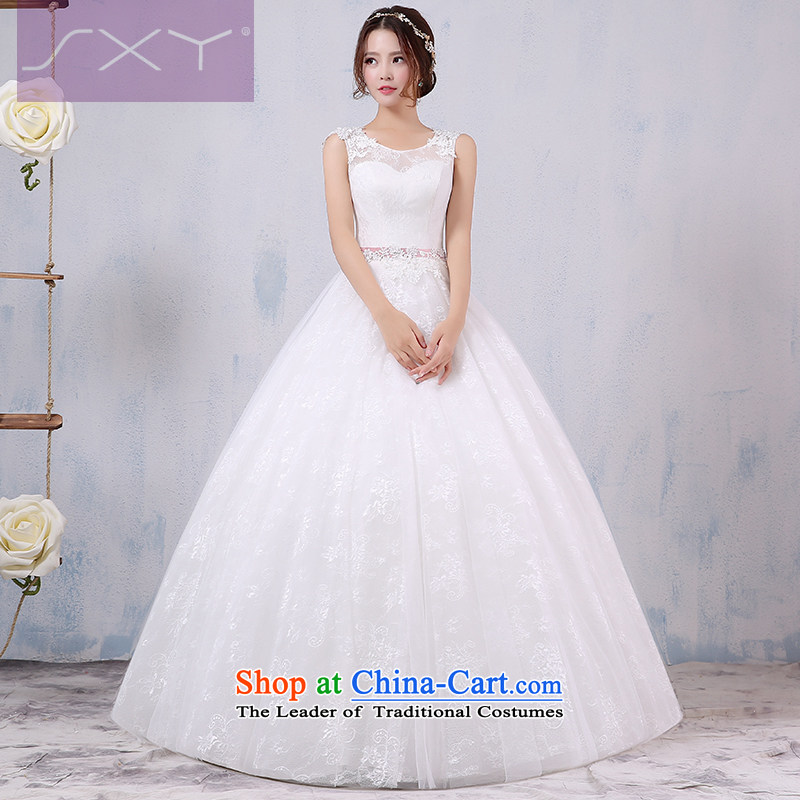 To align the Korean style large wedding dresses winter 2015 new marriages graphics word thin shoulders wedding XL, Su Xiang edge , , , shopping on the Internet