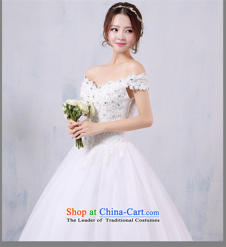 Wedding dress 2015 new Korean style to align the shoulder larger video thin marriages a field shoulder wedding winter , prices, Photo L brand platters! The elections are supplied in the national character of distribution, so action, buy now enjoy more preferential! As soon as possible.