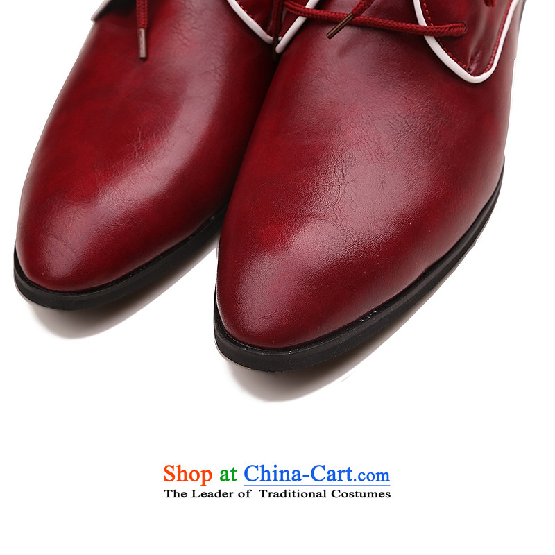 Yong-yeon and men shoes point strap shoes are being installed shoes for autumn and winter business English Korean men shoes blue 40, Yong-yeon and shopping on the Internet has been pressed.