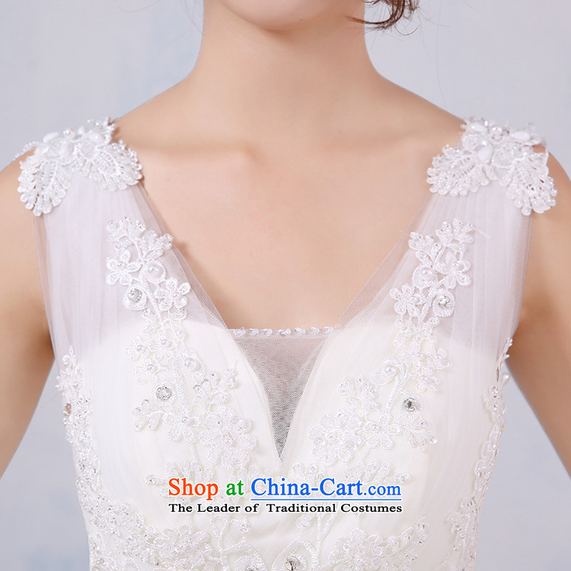 2015 new wedding dress bride shoulders V-Neck lace to align graphics thin diamond wedding to align the winter S, Su Xiang edge , , , shopping on the Internet