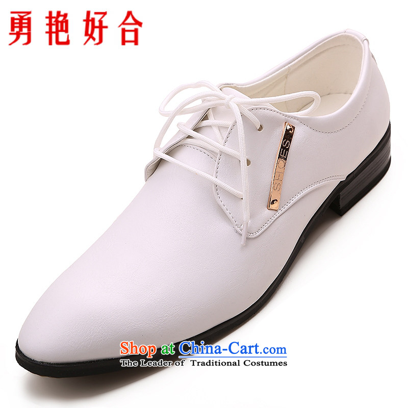 Yong-yeon and handsome wedding photography men business professional Korean daily leisure shoes bridegroom marriage of men's single shoe brown shoes 41, Yong-yeon and shopping on the Internet has been pressed.