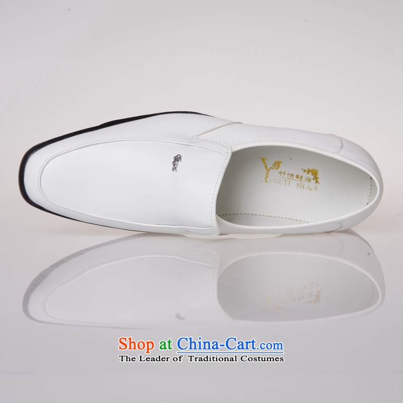 The Entertainer wedding photography men business professional Korean daily leisure shoes bridegroom marriage of men's single shoe white shoes 42, Yong-yeon and shopping on the Internet has been pressed.