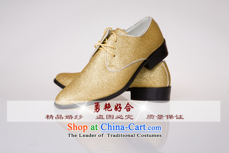 Yong-yeon and men's England personality trend points shoes barber wedding snapshot euro version wild Korean hip trendy fashion wild male and Golden Shoe XL Photo, prices, brand platters! The elections are supplied in the national character of distribution, so action, buy now enjoy more preferential! As soon as possible.
