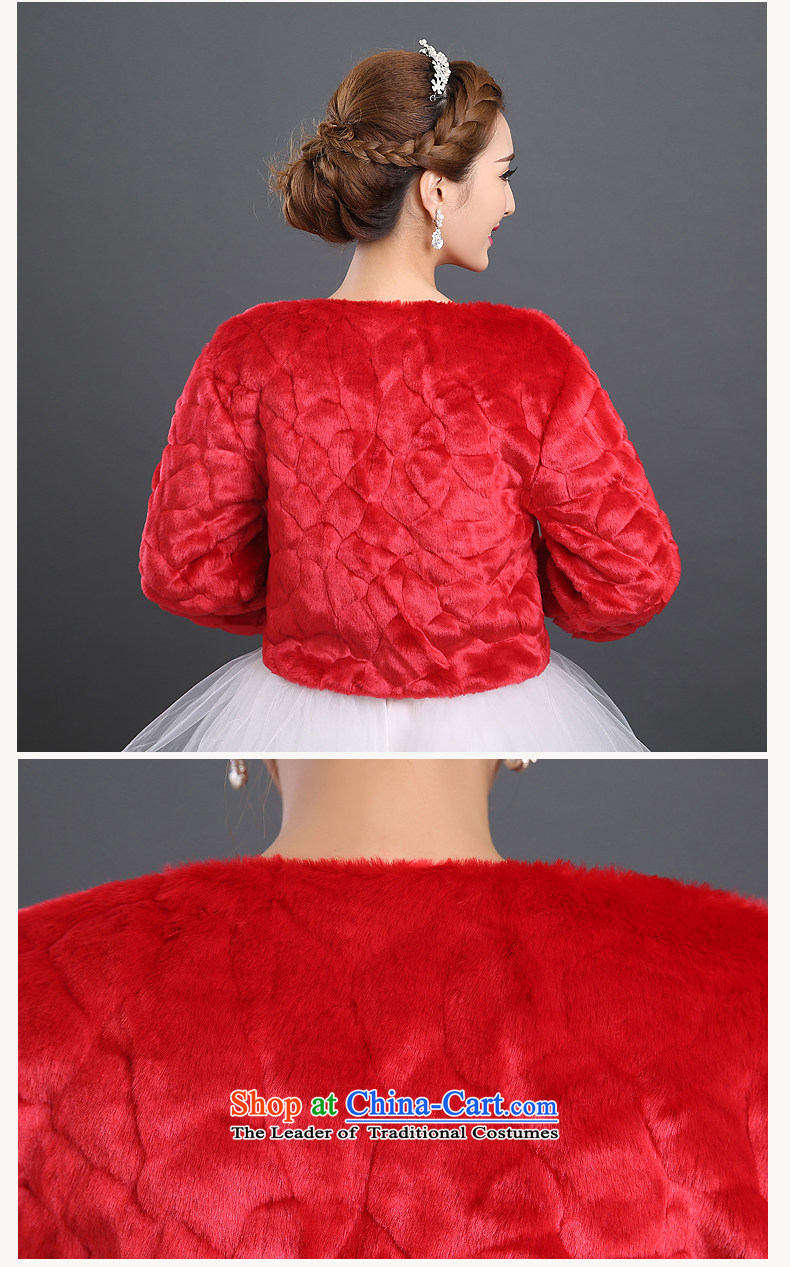 The bride accessories 2015 new autumn and winter wedding dresses shawl jacket short, warm Thick Red Shawl red are code gross picture, prices, brand platters! The elections are supplied in the national character of distribution, so action, buy now enjoy more preferential! As soon as possible.