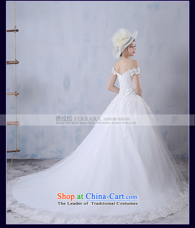 Ferrara 2015 new word shoulder length tail wedding dresses Korean lace minimalist hunsha bride Sau San larger female XL(2 feet 2) Picture, prices, brand platters! The elections are supplied in the national character of distribution, so action, buy now enjoy more preferential! As soon as possible.