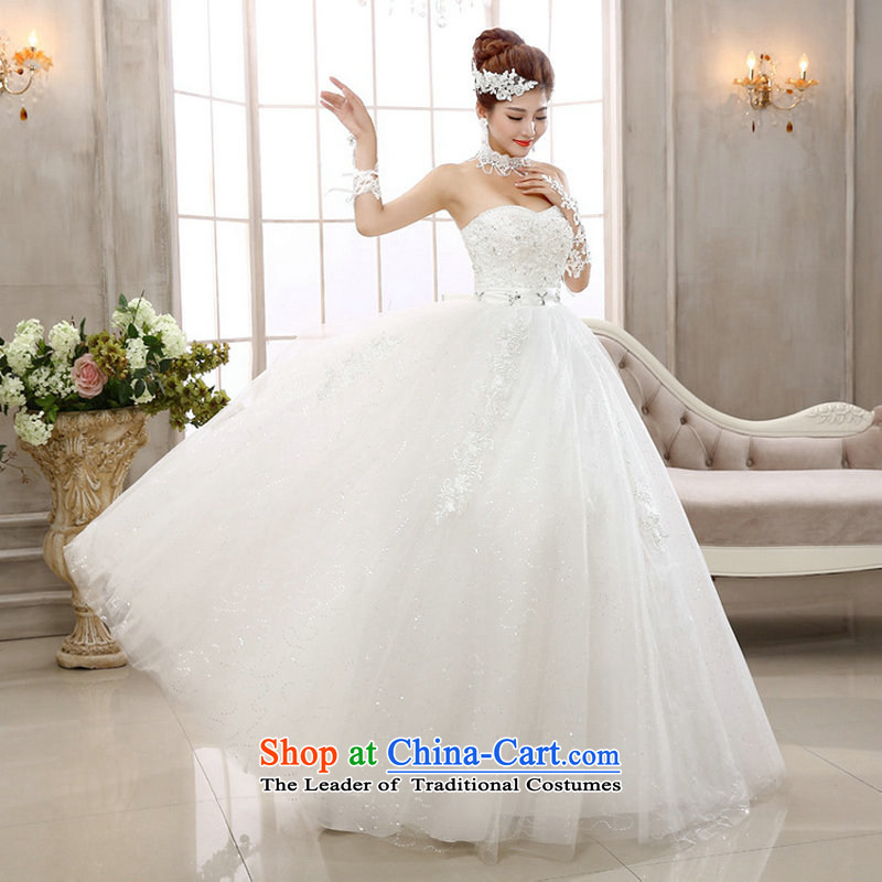 Naoji in the Korean version of the alignment of the sexy anointed chest wedding gown bride video thin 2015 autumn and winter new wedding dresses xs5882 package S naoji a , , , shopping on the Internet
