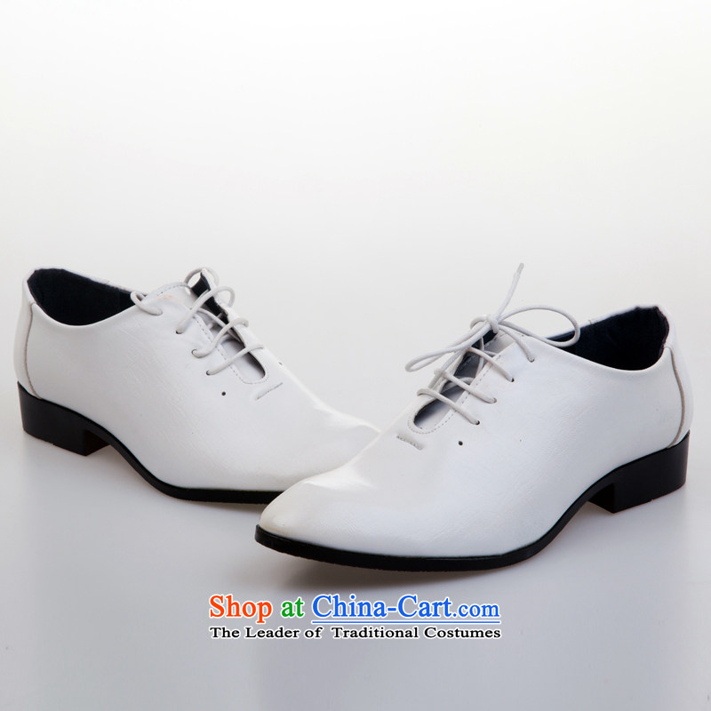 Yong-yeon and handsome wedding photography men business professional Korean daily leisure shoes bridegroom marriage of men's single shoe white shoes 44, Yong-yeon and shopping on the Internet has been pressed.