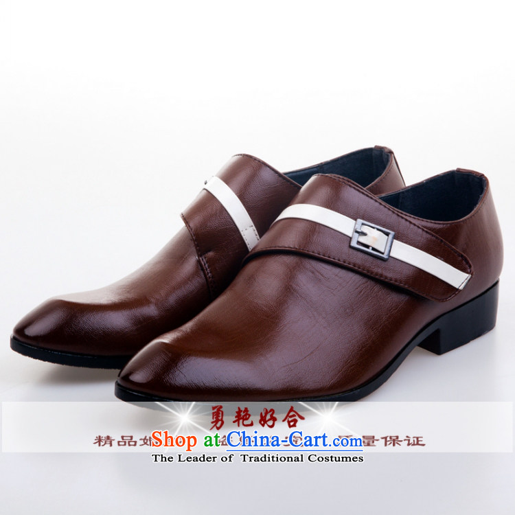 Yong-yeon and handsome wedding photography men business professional Korean daily leisure shoes bridegroom marriage of men's single shoe brown shoes 43 pictures, prices, brand platters! The elections are supplied in the national character of distribution, so action, buy now enjoy more preferential! As soon as possible.
