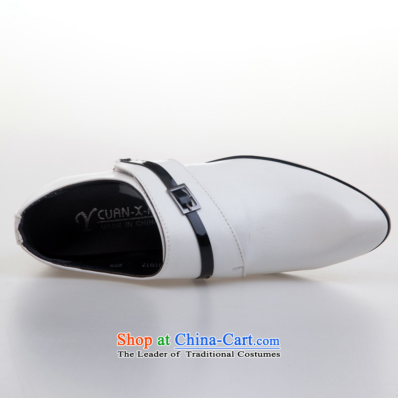 Yong-yeon and handsome wedding photography men business professional Korean daily leisure shoes groom men single shoes marriage white 43-Yung Yan Close shopping on the Internet has been pressed.